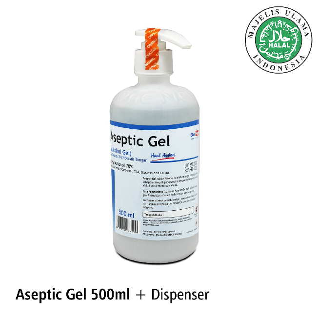Aseptic Gel 500 ml Dengan Dispenser OneMed